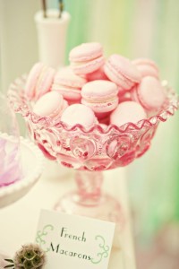 gorgeous pastel pink wedding party macarons pink wedding ideas party dessert plate pastel food ideas-f54846